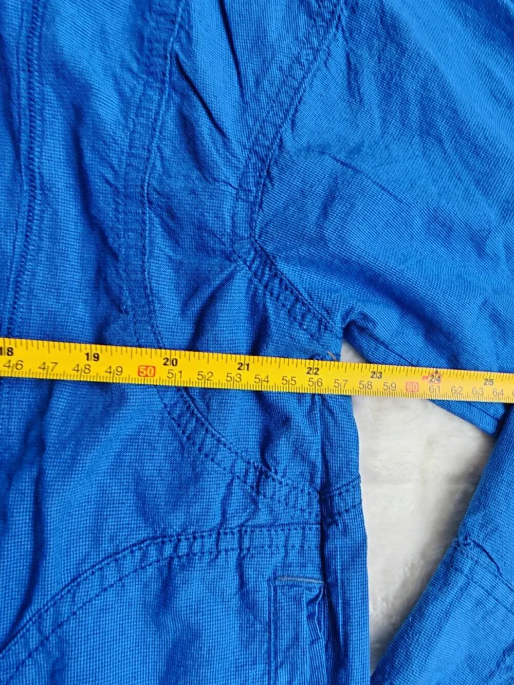 Free People We The Free Garden State Button Down Shirt XS Oversized Blue Cotton